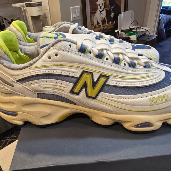 New Balance 1000 Sea Salt Heron Blue M1000CA Shoes Sneakers Mens Size 10 NEW - Picture 7 of 11